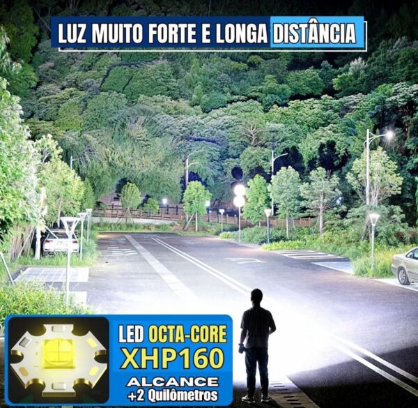 Lanterna Rural Longo Alcance - 800m – Potente para Pastoreio, Camping e Uso Diário - Image 7